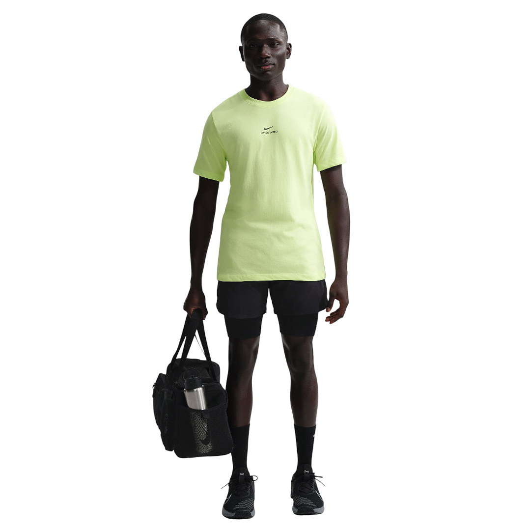 Camiseta Nike Df Tee Std Pro Hombre-Verde 3