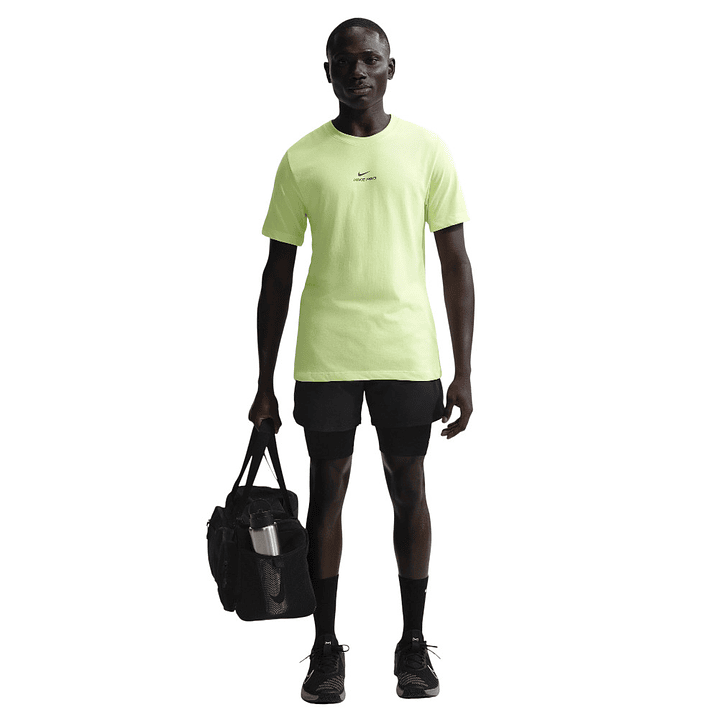 Camiseta Nike Df Tee Std Pro Hombre-Verde 3