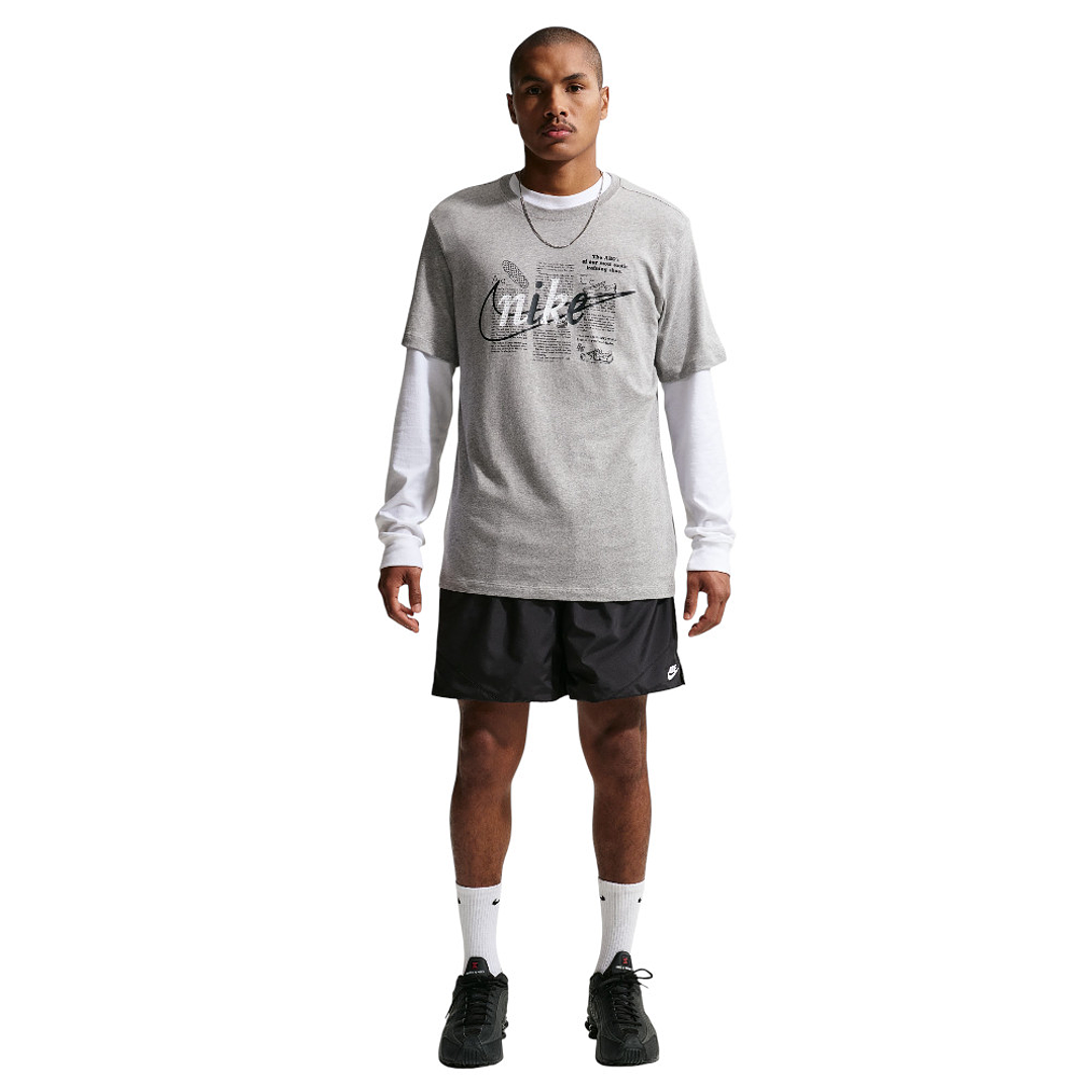 Camiseta Nike Tee Std Celebrate Brnd Hombre-Gris 3