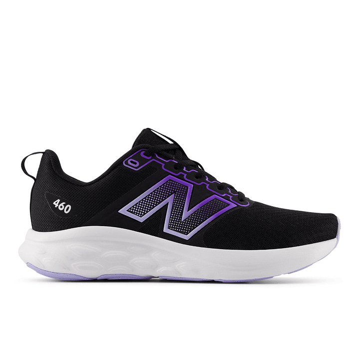 Tenis New Balance 460 Mujer-Negro/Morado 1
