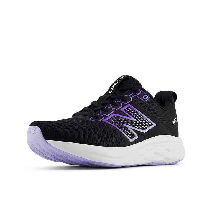Tenis New Balance 460 Mujer-Negro/Morado 4