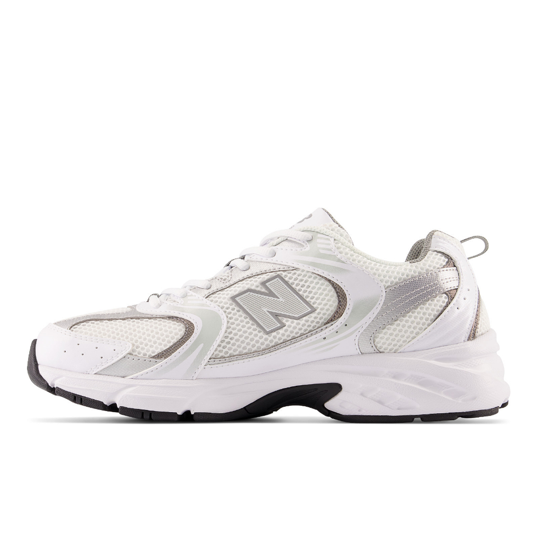 Tenis New Balance 530 Mujer-Blanco/Gris Plata 3