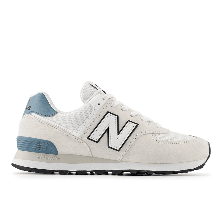 Tenis New Balance 574 Hombre-Blanco 1