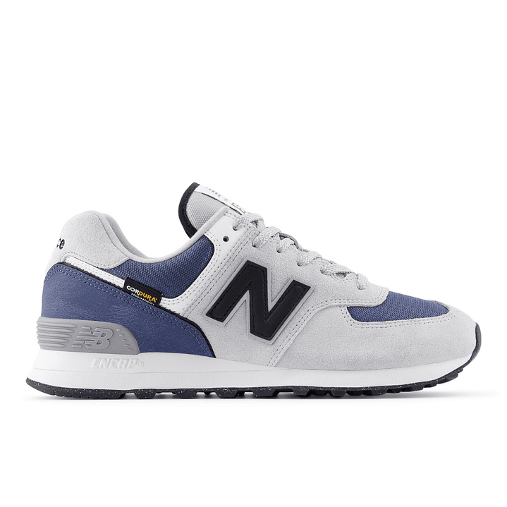 Tenis New Balance 574 Hombre-Gris/Azul 1