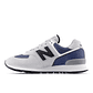 Tenis New Balance 574 Hombre-Gris/Azul - Miniatura 3