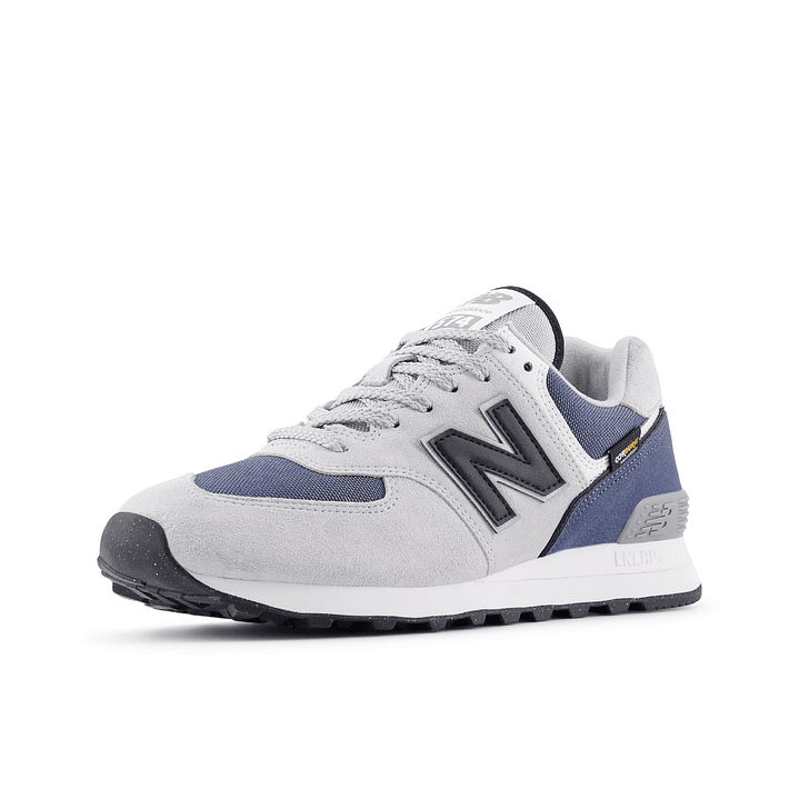 Tenis New Balance 574 Hombre-Gris/Azul 4