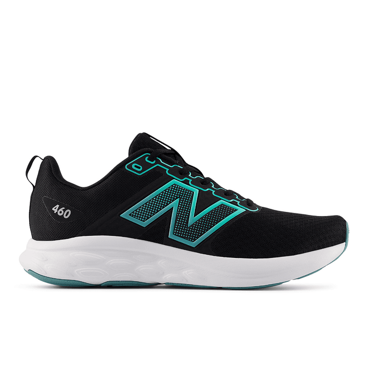 Tenis New Balance 460 Hombre-Negro/Verde 1