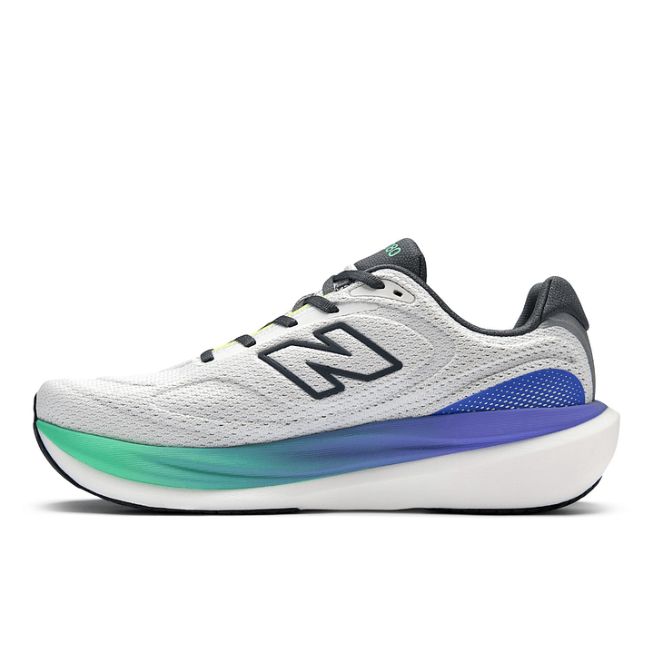 Tenis New Balance 1080 Hombre-Gris/Verde 3