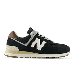 Tenis New Balance 574 Hombre-Negro/Marron