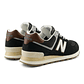 Tenis New Balance 574 Hombre-Negro/Marron - Miniatura 5