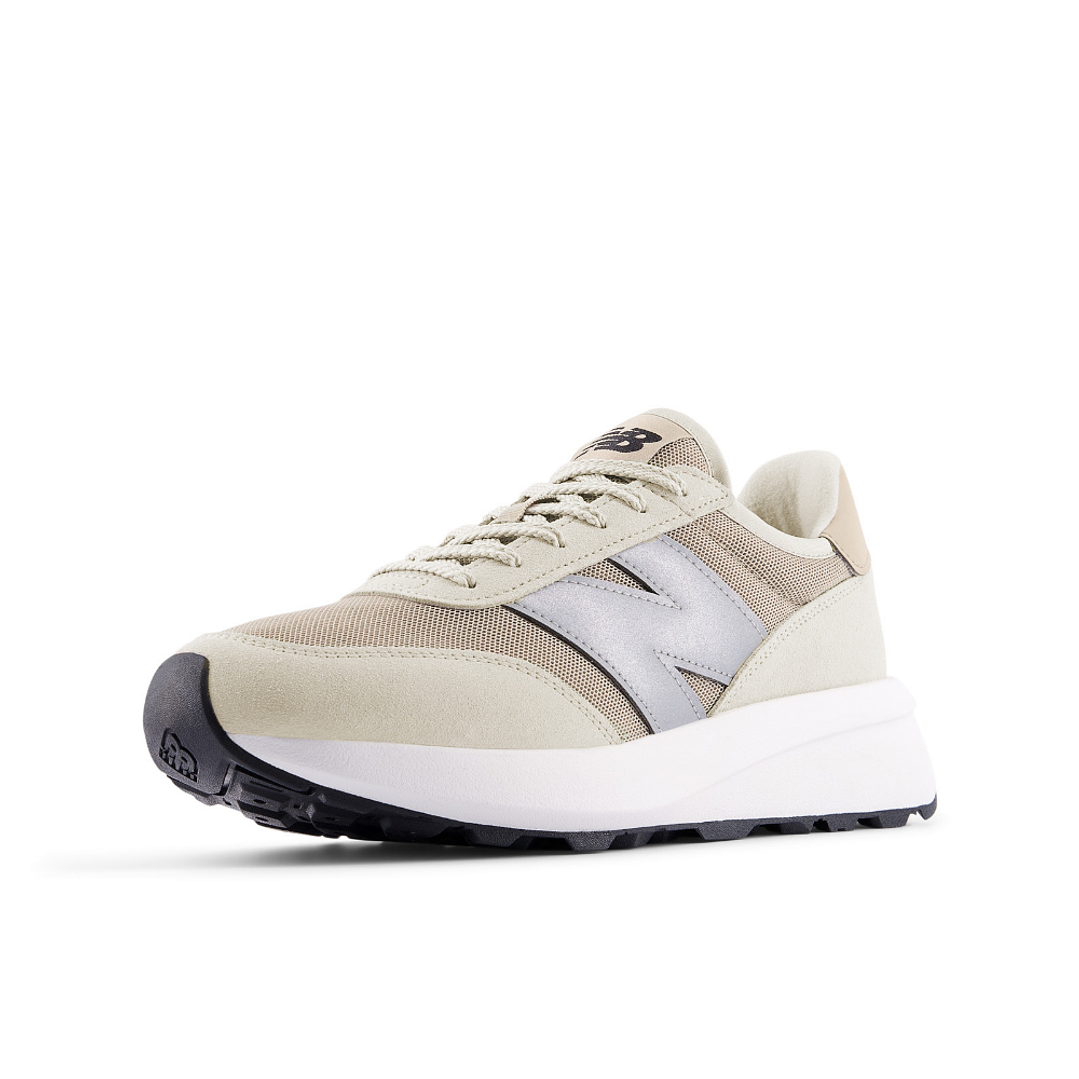 Tenis New Balance 370 Mujer-Beige/Cafe 4