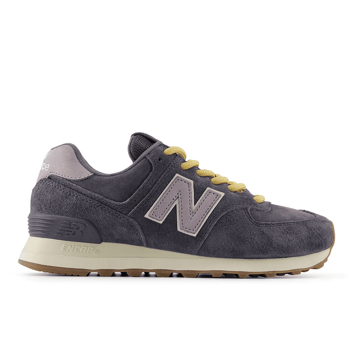 Tenis New Balance 574 Mujer-Gris Azulado 1
