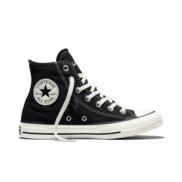 Botas Converse Chuck Taylor All Star Mujer-Negro/Blanco 1