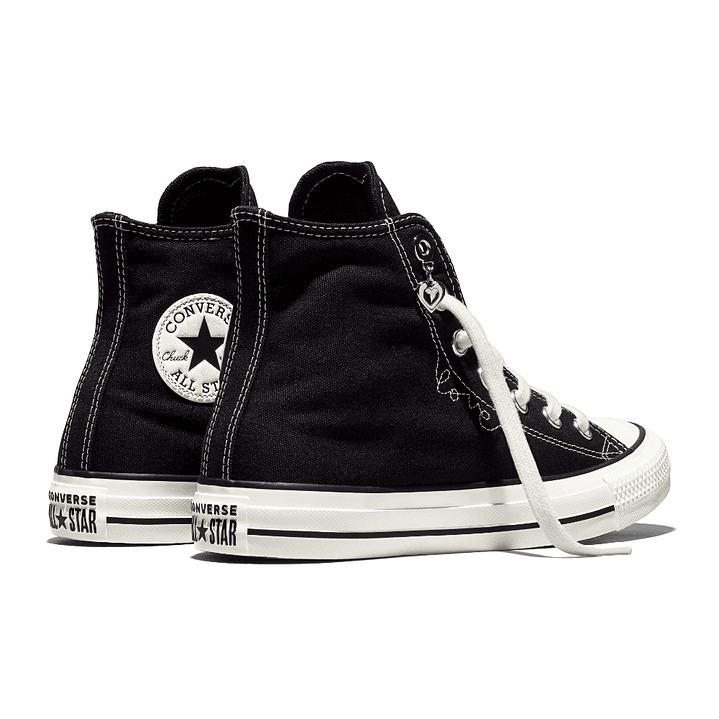 Botas Converse Chuck Taylor All Star Mujer-Negro/Blanco 5