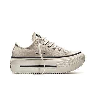 Tenis Converse Ctas Lift Double Stack Mujer-Beige
