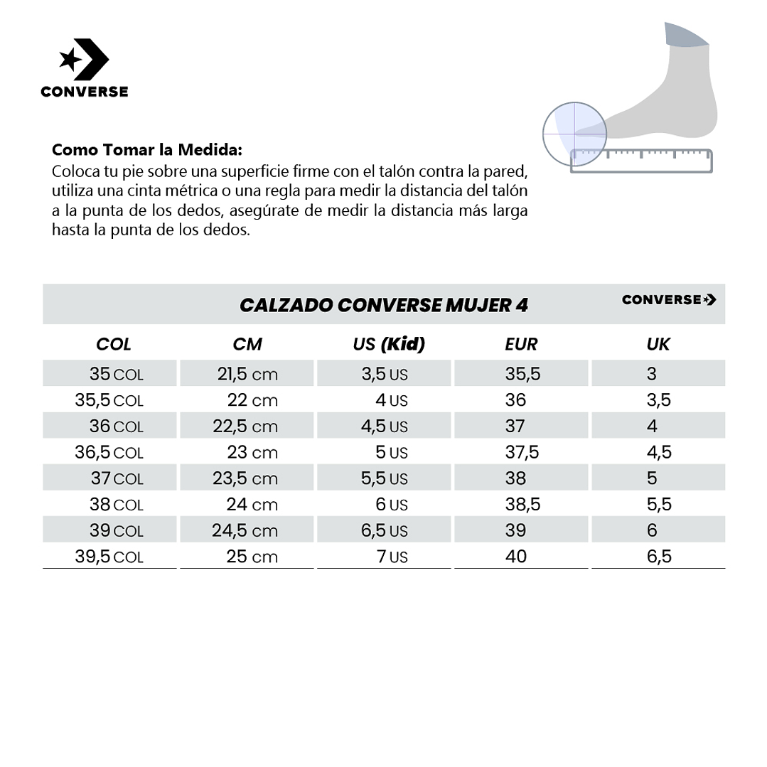 Tenis Converse Chuck Taylor Lo Mujer-Celeste 2