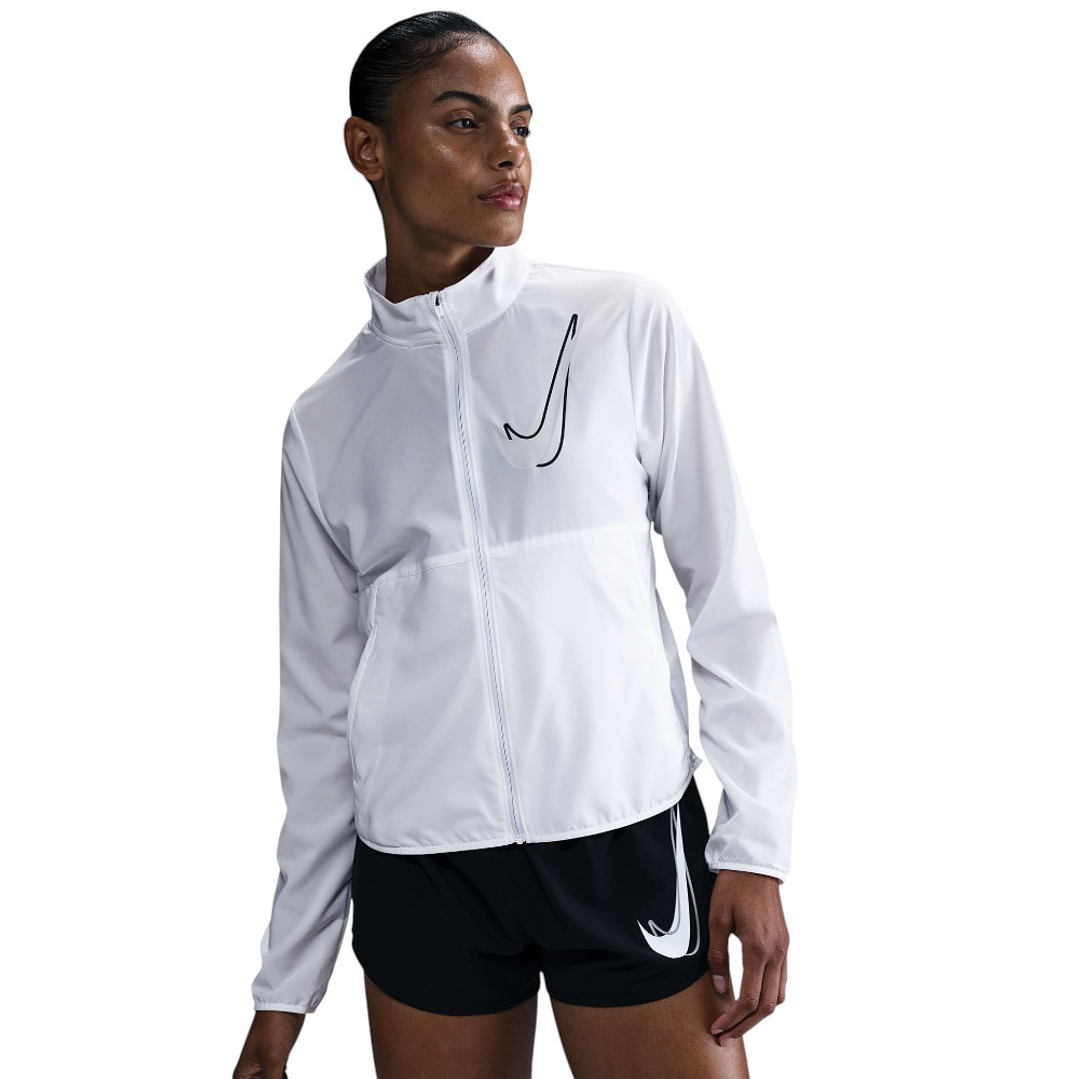 Chaqueta Nike Swsh Hbr Df Jkt Mujer-Blanco 1