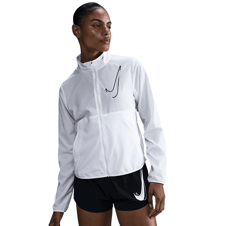 Chaqueta Nike Swsh Hbr Df Jkt Mujer-Blanco 1