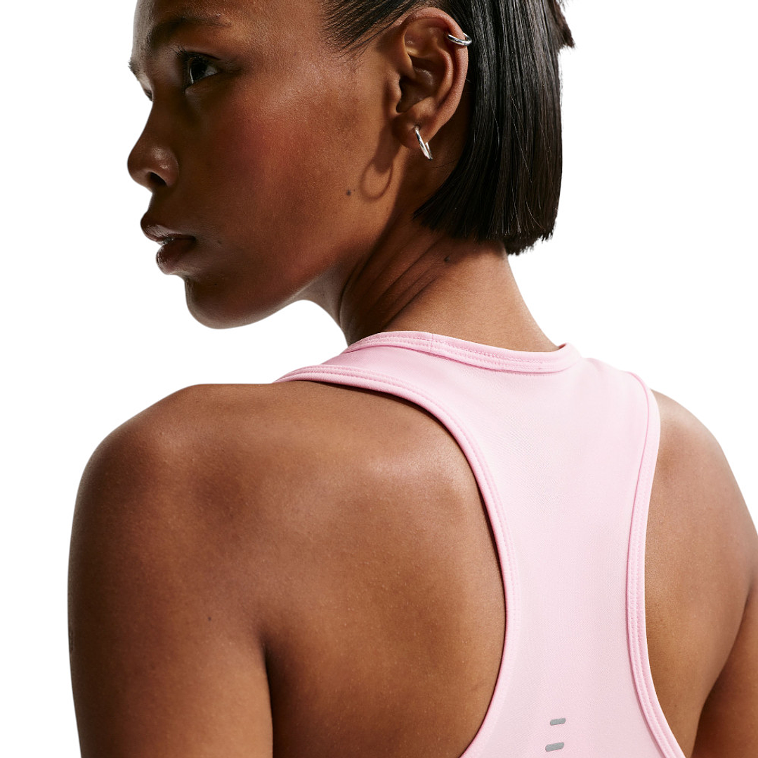 Camiseta Sin Mangas Nike Tempo Swoosh Run Df Tank Mujer-Rosa 2