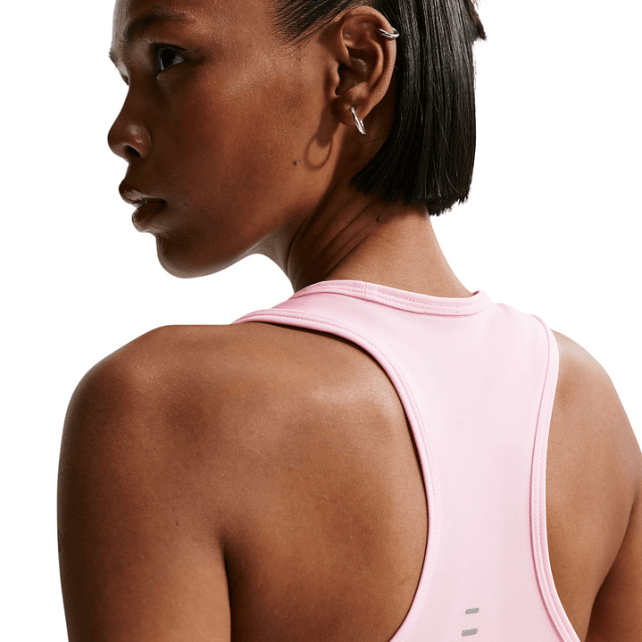 Camiseta Sin Mangas Nike Tempo Swoosh Run Df Tank Mujer-Rosa 2