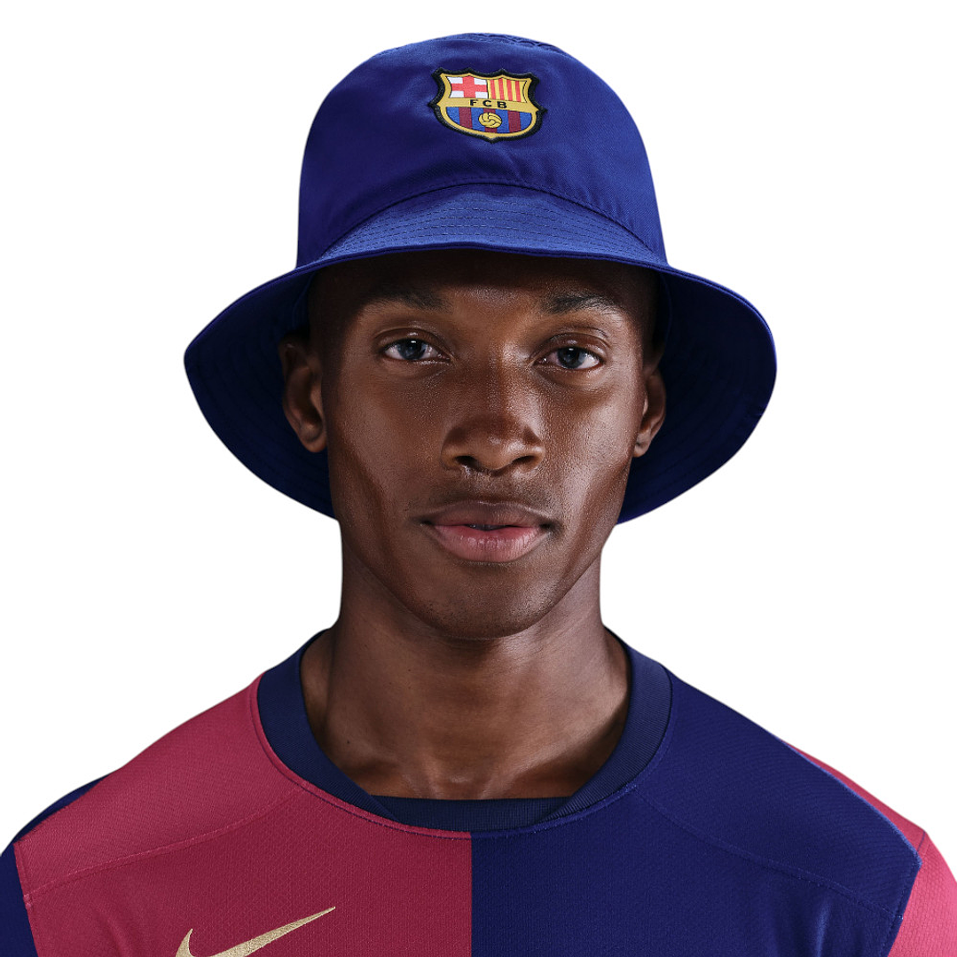 Gorro Nike Fcb U Nk Apex Bucket Hombre-Azul 3