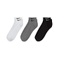 Medias Nike Everyday Cush Low 3Pr Hombre-Blanco/Gris/Negro - Miniatura 1
