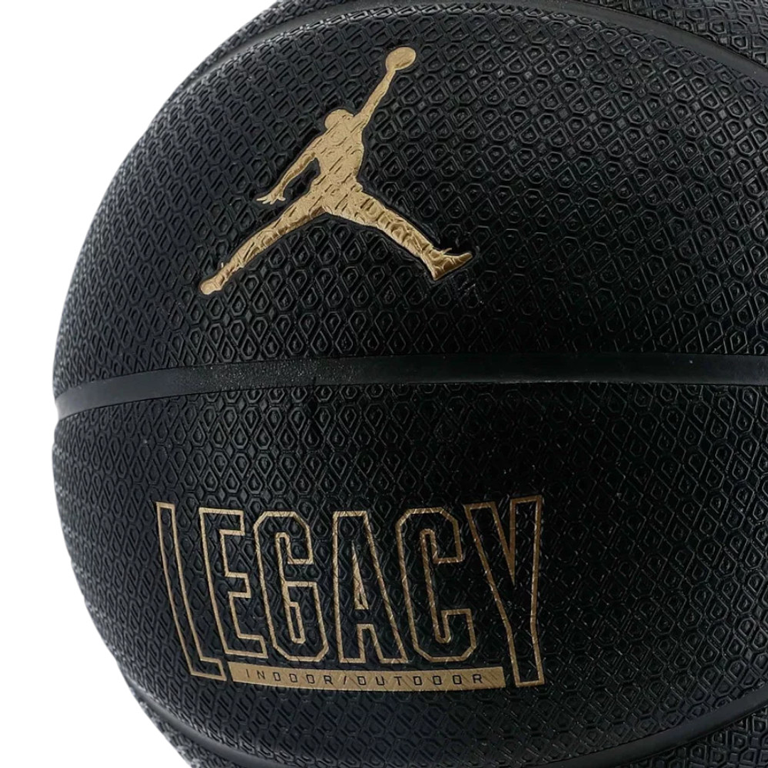 Balon De Basquetbol Nike Jordan Legacy 2.0 8P Deflated-Negro 4
