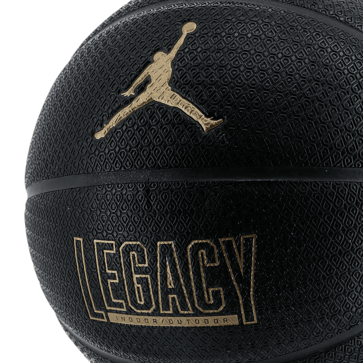 Balon De Basquetbol Nike Jordan Legacy 2.0 8P Deflated-Negro 4