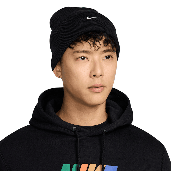 Gorro Nike Peak Beanie Tc Swsh F24 L Hombre-Negro 4