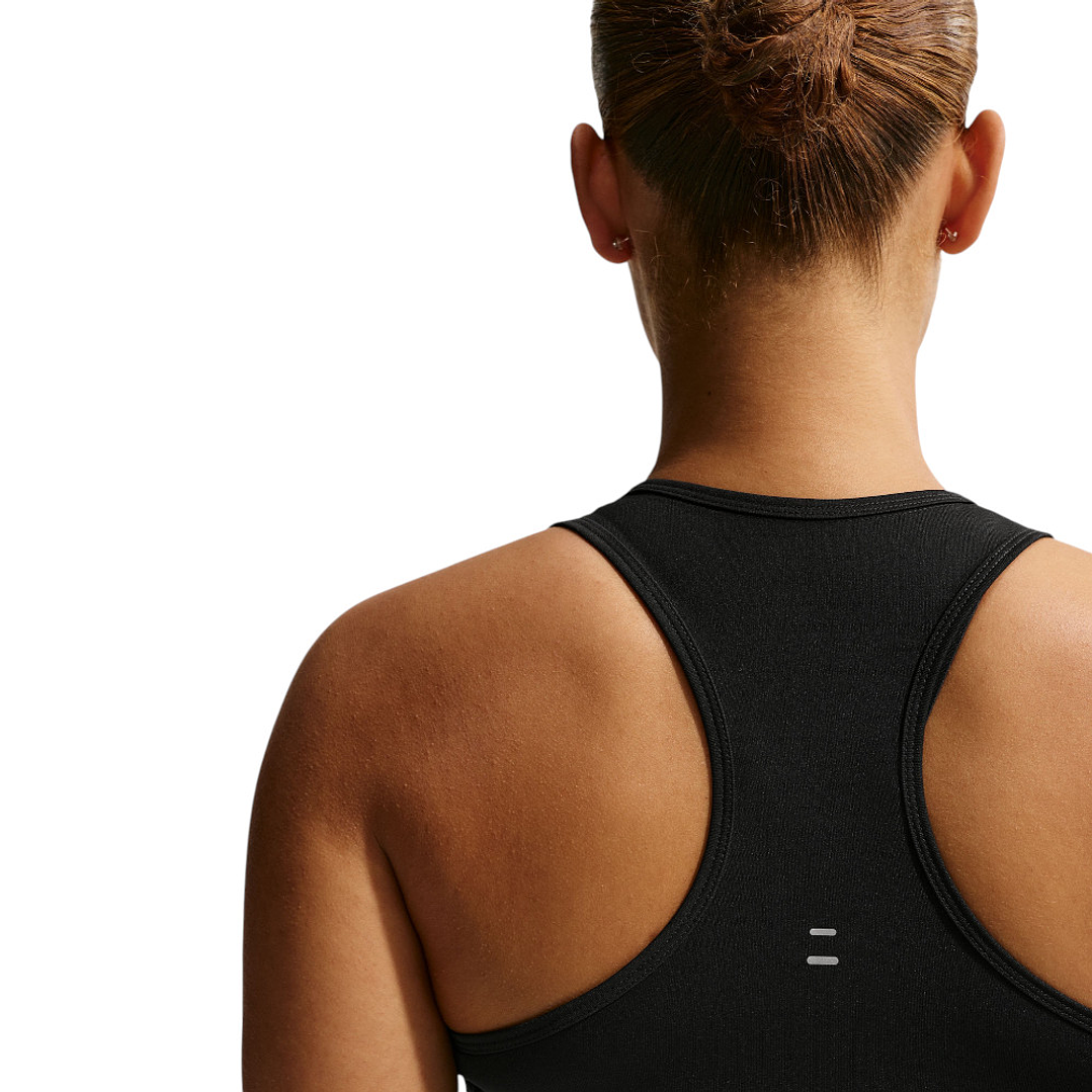 Camiseta Sin Mangas Nike Tempo Swoosh Mujer-Negro 2