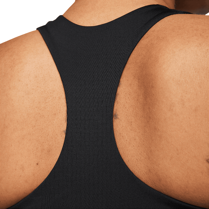 Camiseta Sin Mangas Nike Swoosh Bra Tank Mujer-Negro 4