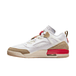 Tenis Nike Jordan Spizike Low Hombre-Blanco/cafe - Miniatura 3
