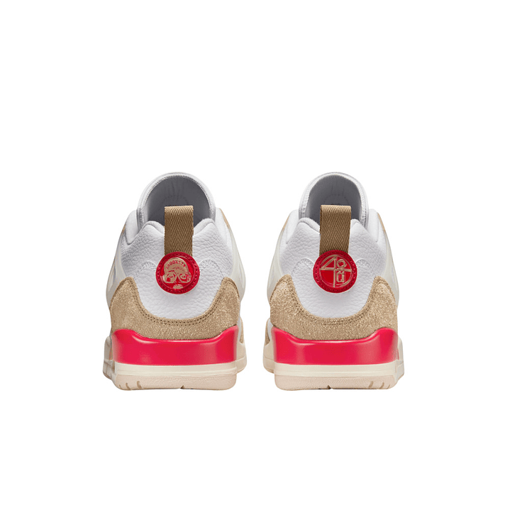 Tenis Nike Jordan Spizike Low Hombre-Blanco/cafe 5