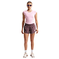 Camiseta Nike Tempo Swoosh Run Df Ss Mujer-Rosa - Miniatura 4