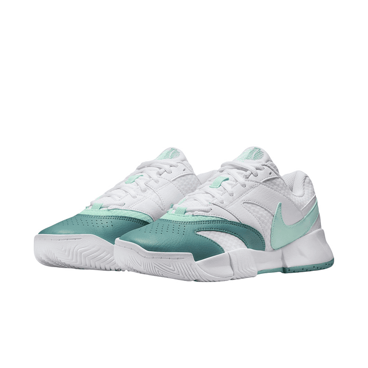 Tenis Nike Court Lite 4 Hc Mujer-Blanco/Verde 4