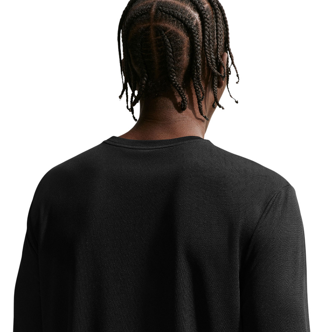 Camiseta Nike Uv Miler Ls Top Hombre-Negro 2