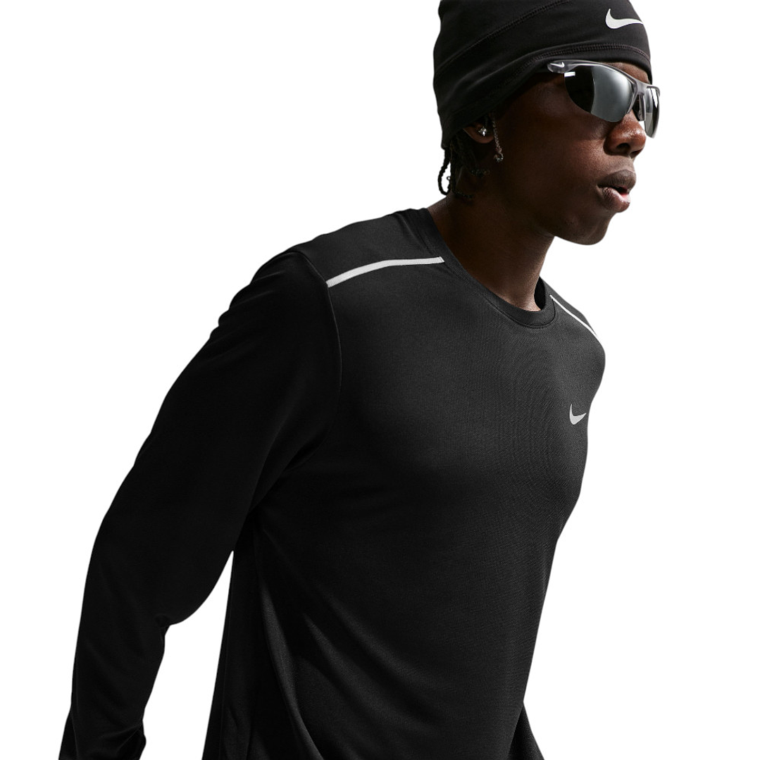 Camiseta Nike Uv Miler Ls Top Hombre-Negro 3
