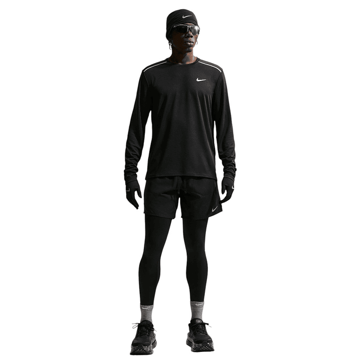 Camiseta Nike Uv Miler Ls Top Hombre-Negro 5