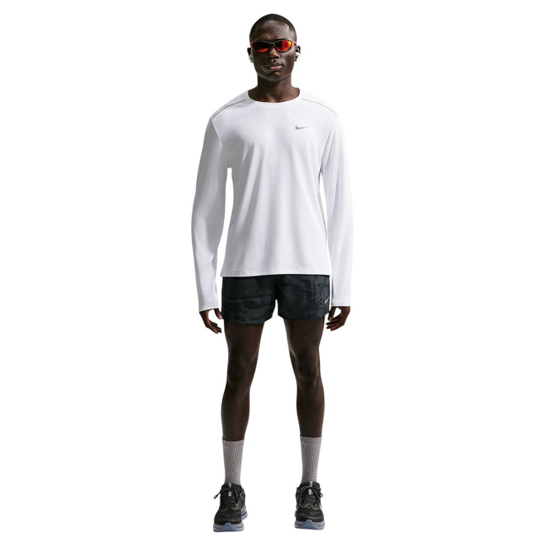Camiseta Nike Uv Miler Ls Top Hombre-Blanco 4