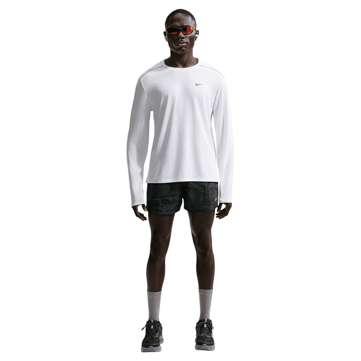 Camiseta Nike Uv Miler Ls Top Hombre-Blanco 4