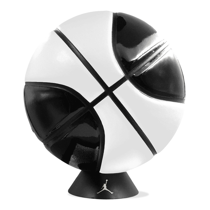 Balon De Basquetbol Nike Jordan Premium 8P M-Negro/Blanco 2