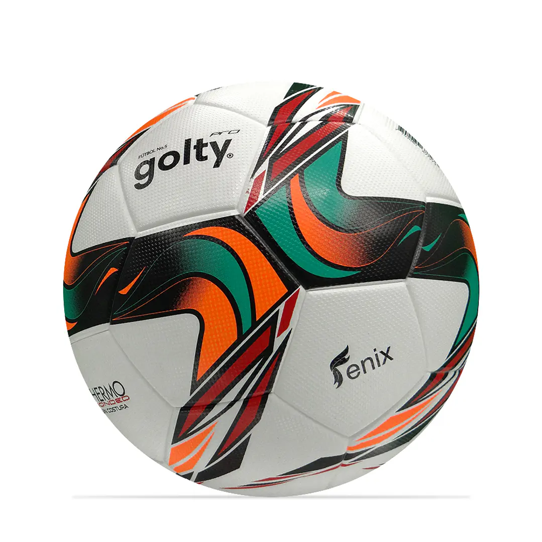Balón Fútbol Golty Comp Fenix Thermobonded No.5-Blanco 3