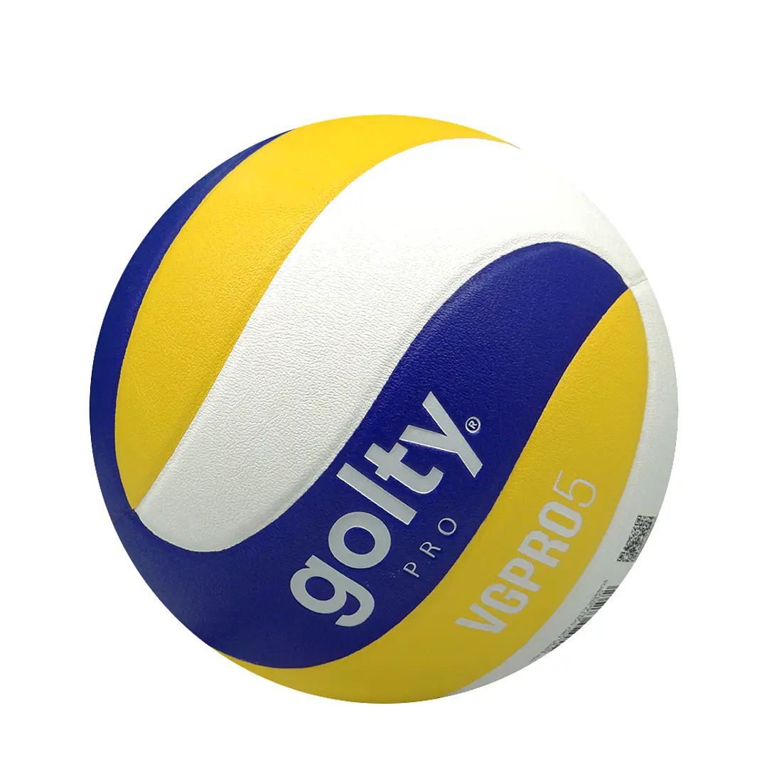 Balón Voleibol Golty Pro Vgpro5 No6-Blanco/Amarillo 6