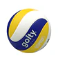 Balón Voleibol Golty Pro Vgpro5 No6-Blanco/Amarillo - Miniatura 6