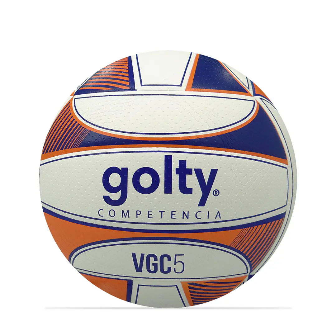 Balón Voleibol Golty Competencia Vgc5 No.5-Naranja/Azul 1