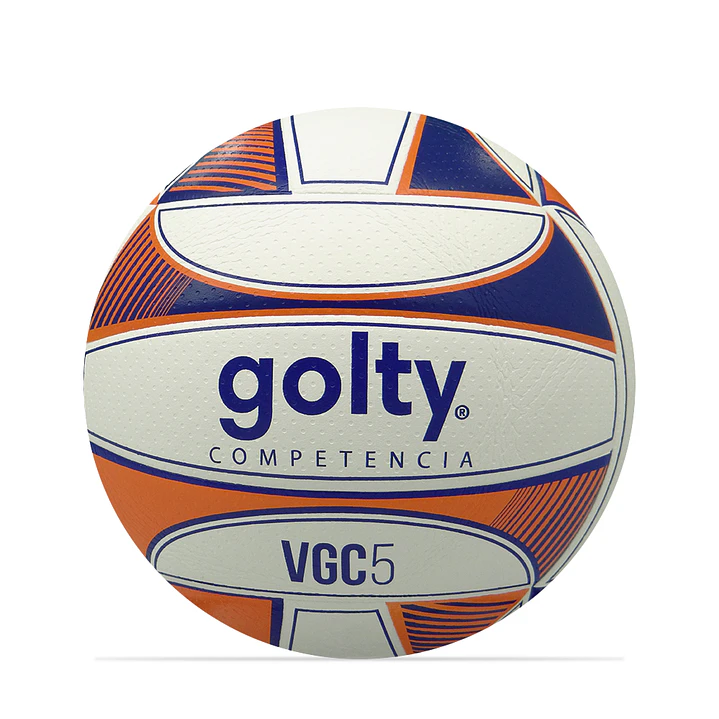 Balón Voleibol Golty Competencia Vgc5 No.5-Naranja/Azul 1