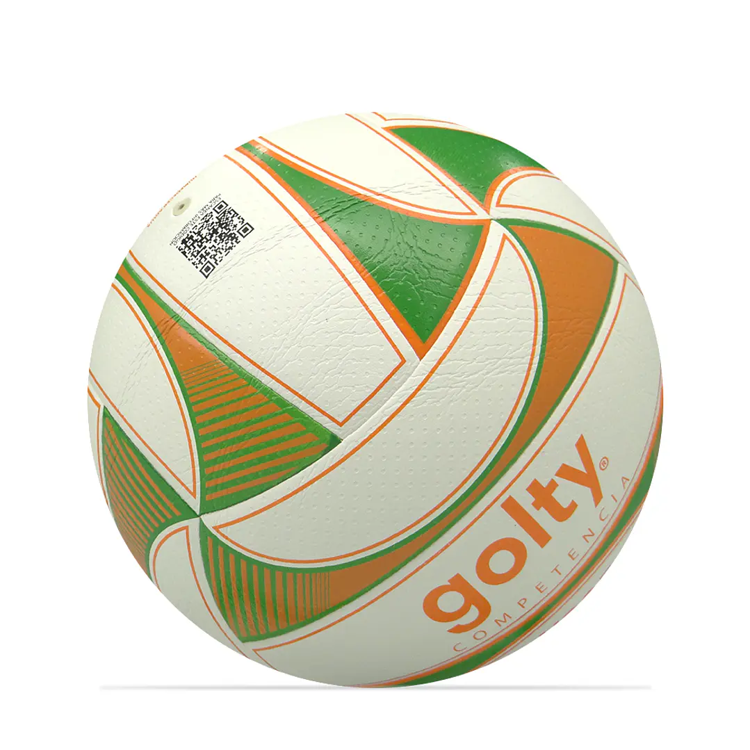 Balón Voleibol Golty Competencia Vgc5 No.5-Verde/Naranja 4