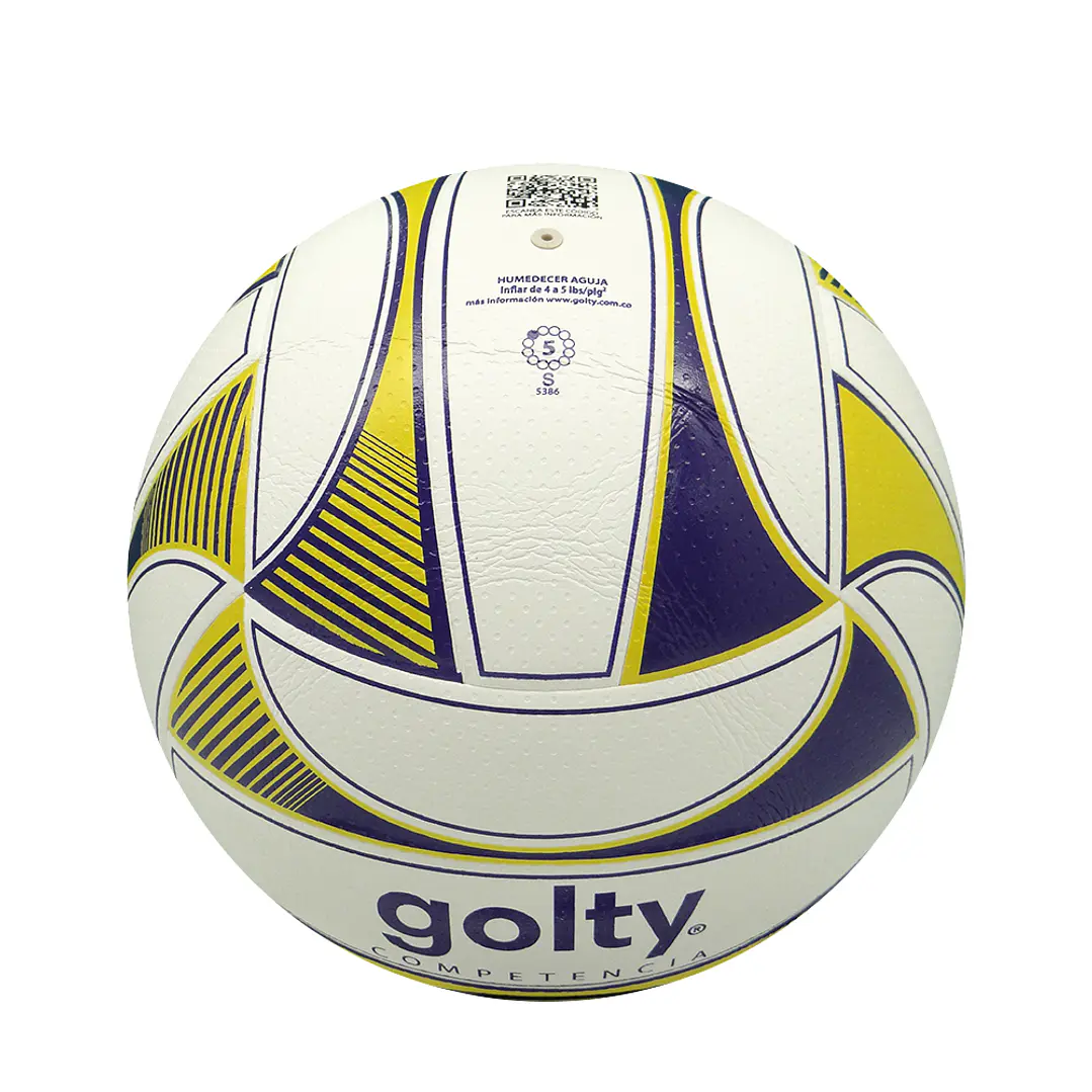 Balón Voleibol Golty Competencia Vgc5 No.5-Amarillo/Violeta 7
