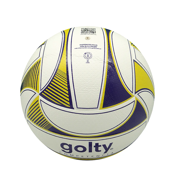Balón Voleibol Golty Competencia Vgc5 No.5-Amarillo/Violeta 7