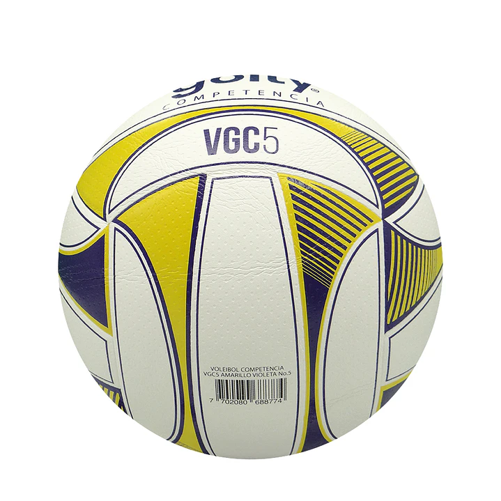 Balón Voleibol Golty Competencia Vgc5 No.5-Amarillo/Violeta 8
